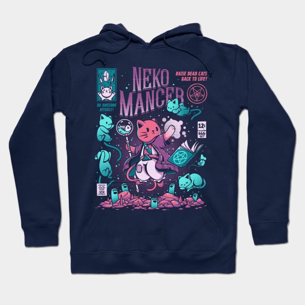 Nekomancer Hoodie by Ilustrata